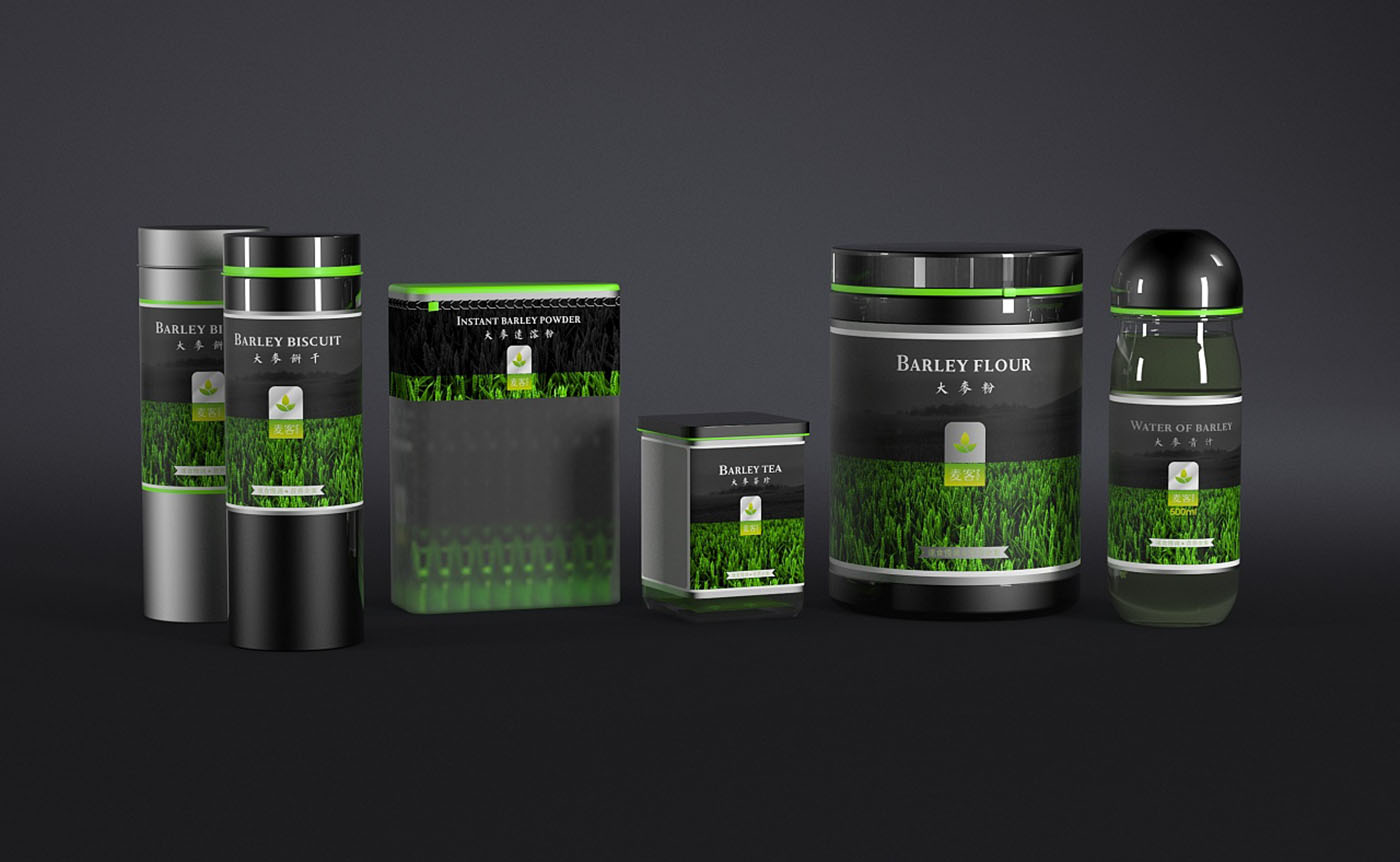 大麥粉保健品包裝設計-食品類保健品包裝設計公司 大麥粉保健品包裝設計-食品類保健品包裝設計公司